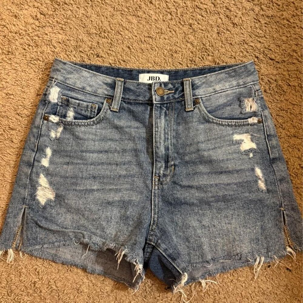 Judy-blue Women's Blue and Navy Shorts